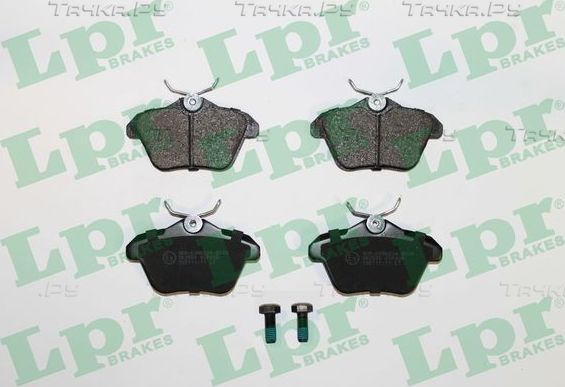 Тормозные колодки LPR задние для Alfa Romeo 166 I 1998-2007. Артикул 05P298
