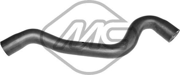 Патрубок радиатора (системы охлаждения) Metalcaucho верхний для SEAT Inca I 1995-2003. Артикул 08400