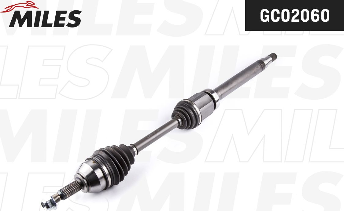 Полуось (привод в сборе, приводной вал) Miles. Артикул GC02060