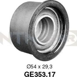 Направляющий (ведущий) ролик ремня ГРМ NTN / SNR. Артикул GE353.17