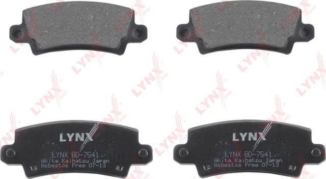 Тормозные колодки LYNXauto. Артикул BD-7541