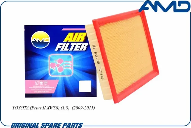Фильтр воздушный TOYOTA Prius II XW30 1,8 2009-2015 (AMD). Артикул AMDFA528