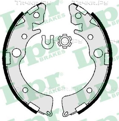 Тормозные колодки LPR задние для Honda Civic VI 1995-2001. Артикул 06980