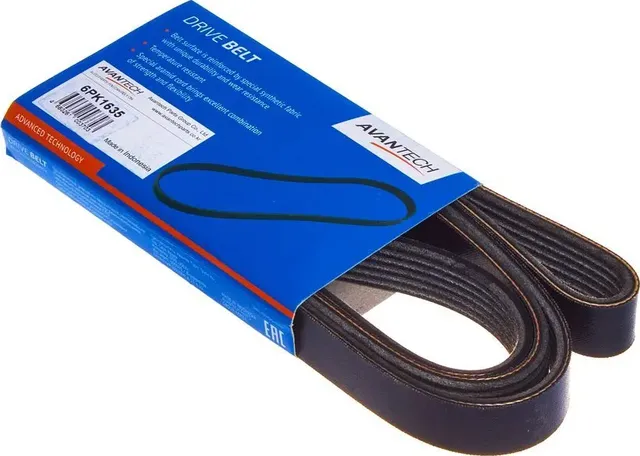 Ремень поликлиновой (Avantech). Артикул 6PK1635