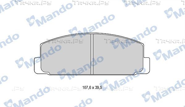 Тормозные колодки Mando задние для Mazda 626 V (GF) 1997-2002. Артикул MBF015627