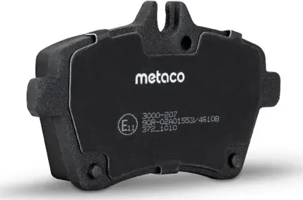 Колодки тормозные передние к-кт (Metaco). Артикул 3000207