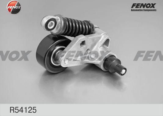 Натяжной ролик (натяжитель) приводного клинового зубчатого ремня Fenox для Peugeot 206 1998-2012. Артикул R54125