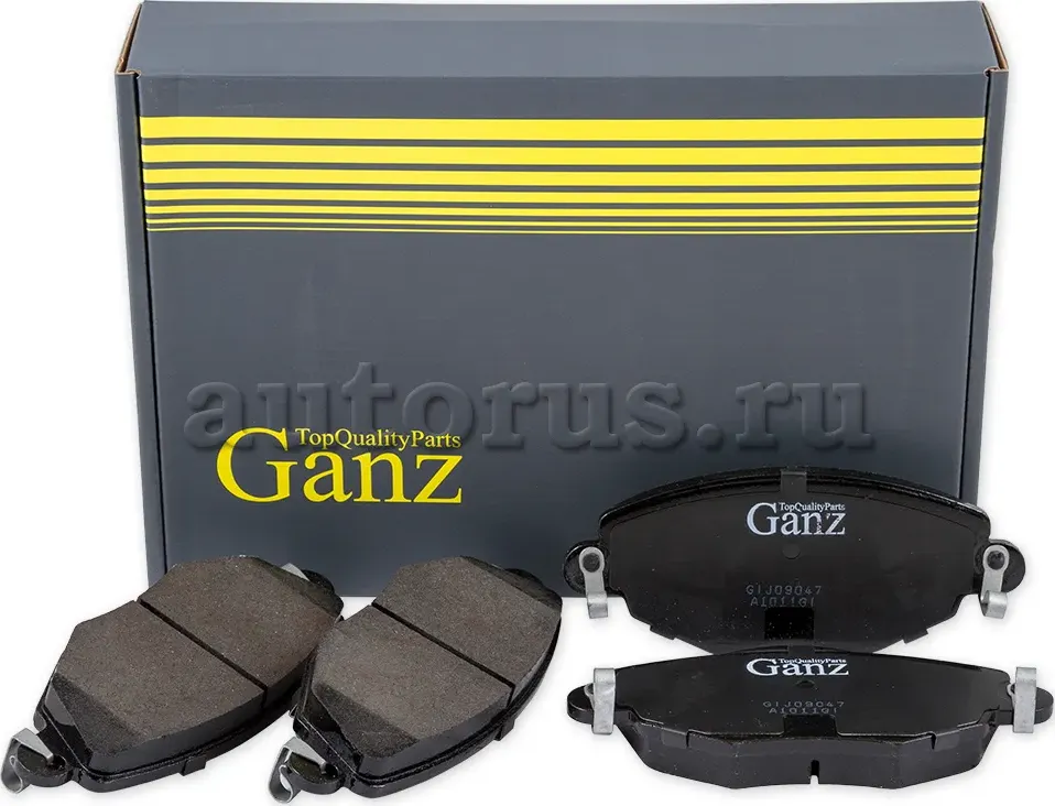 Колодки торм.пер. (Ganz). Артикул GIJ09047
