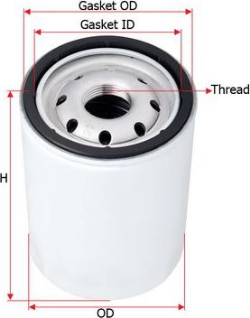 Масляный фильтр Sakura для Ford Explorer V 2010-2019. Артикул C-19390