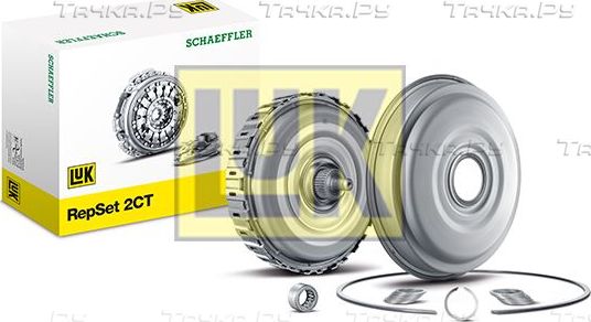 Сцепление (комплект) LuK RepSet 2CT для Volkswagen Tiguan II 2016-2026. Артикул 602 0026 00