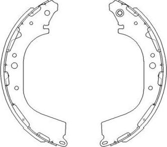 Тормозные колодки Kavo Parts. Артикул KBS-7411
