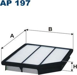 Воздушный фильтр Filtron. Артикул AP 197