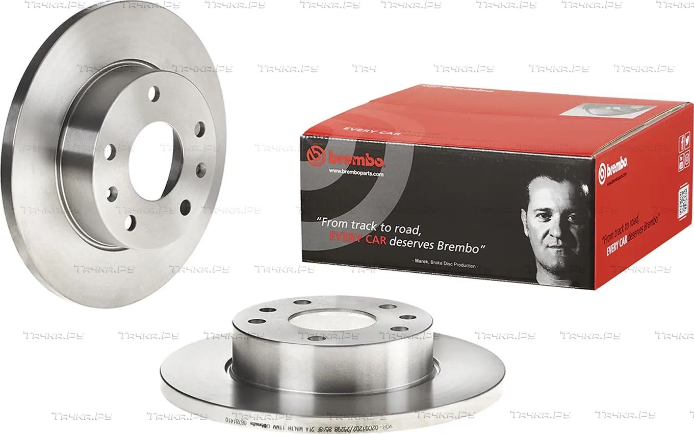 Тормозной диск Brembo передний для Land Rover Freelander I 1998-2000. Артикул 08.7814.10