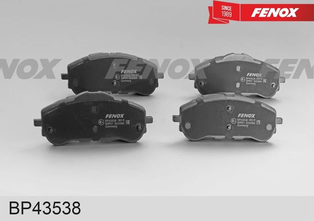 Тормозные колодки Fenox. Артикул BP43538