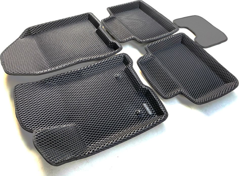 Коврики Euromat 3D EVA для салона Lada Vesta 2015-2026. Артикул EM3DEVA-005308