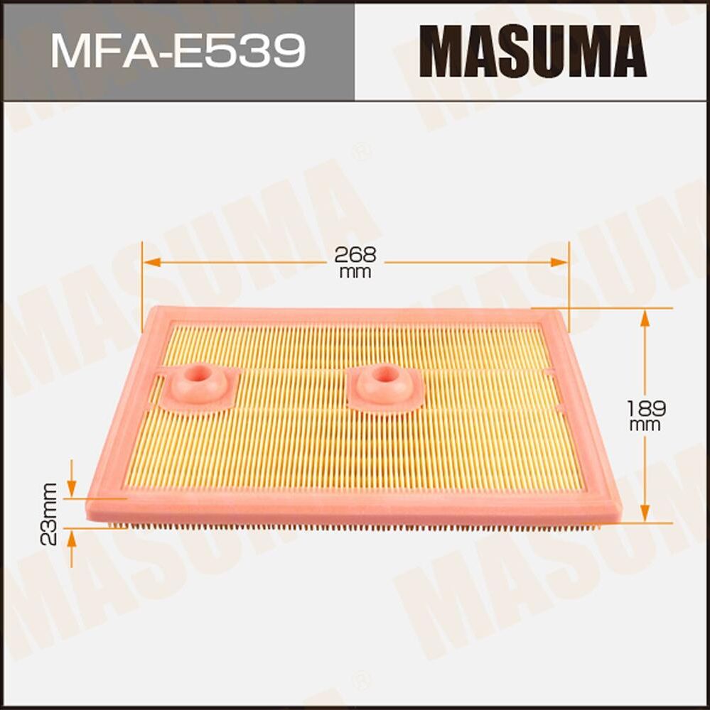 Воздушный фильтр Masuma. Артикул MFA-E539