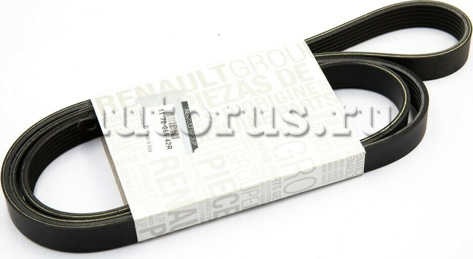 Приводной ремень поликлиновой Renault. Артикул 117206842R