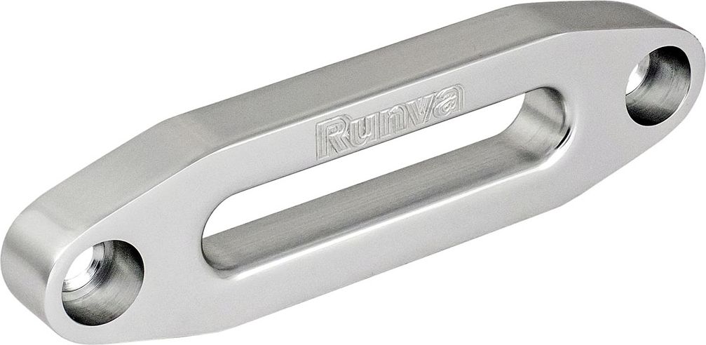 Клюз для лебедки Runva алюминий ATV под синтетический трос (122 мм между отв.). Артикул AFL122