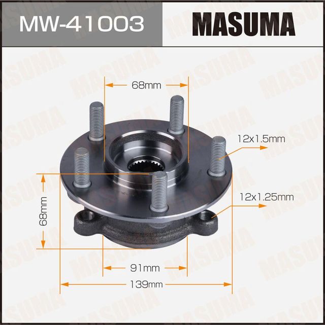 Ступичный подшипник (комплект) Masuma. Артикул MW-41003