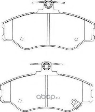 Тормозные колодки Hyundai / KIA. Артикул 581014BA00