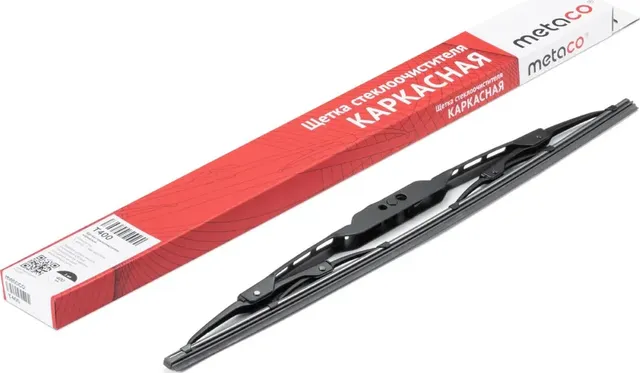 Щетка стеклоочистителя 400мм каркасная (Metaco). Артикул T400