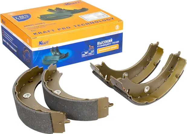 Колодки тормозные MB SPRINTER 96- бараб. (Kraft). Артикул KT091564