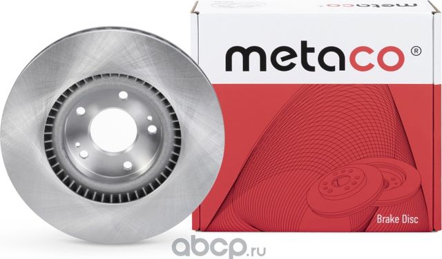 Диск тормозной передний вентилируемый (Metaco). Артикул 3050436