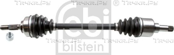 Полуось (привод в сборе, приводной вал) Febi Bilstein. Артикул 182450