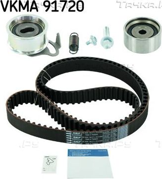 Ремень ГРМ с роликами (комплект) SKF для Toyota Gaia 1998-2003. Артикул VKMA 91720