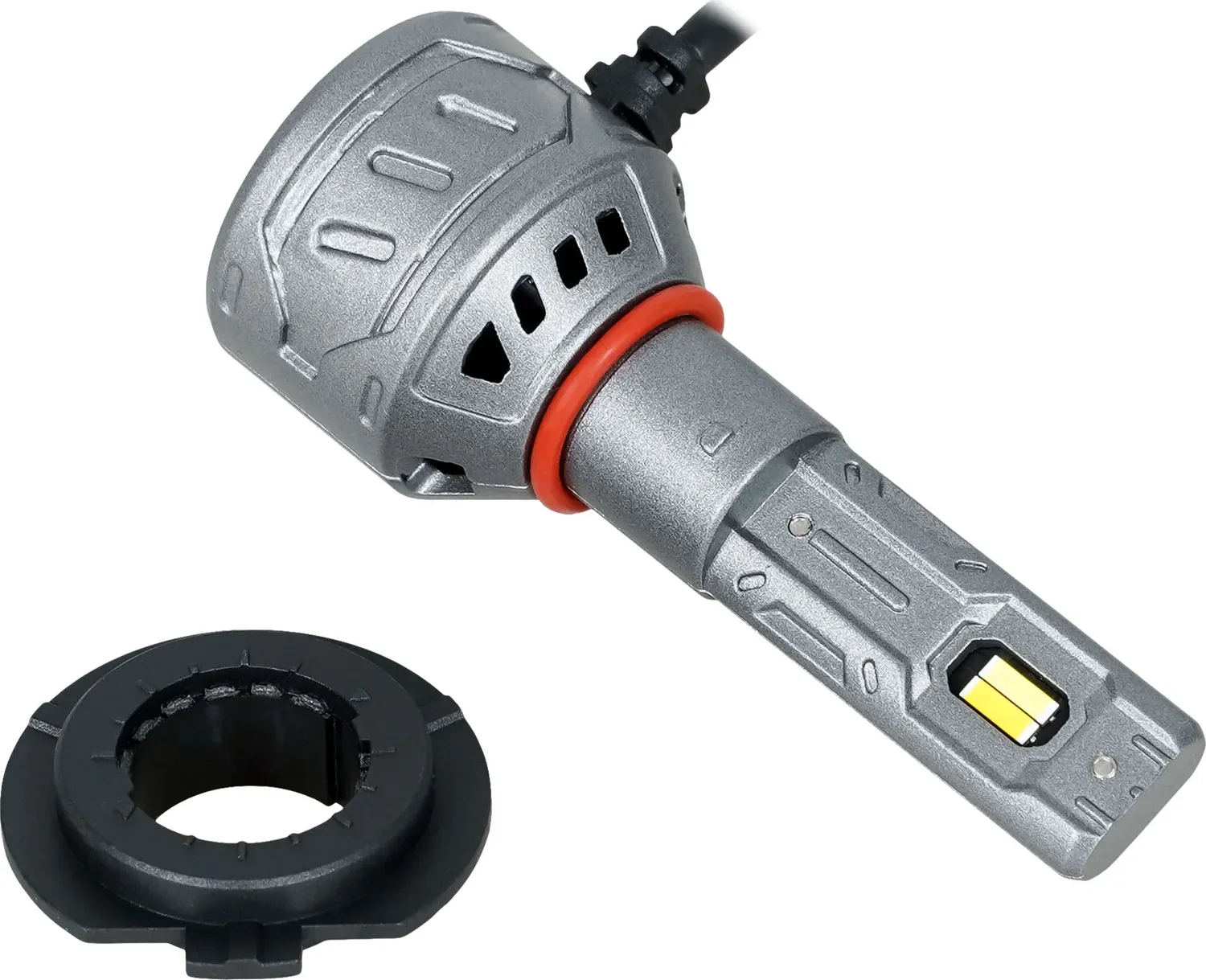 Лампа светодиод. H7 TRI-COLOR, 28Вт, 5000Лм (2500Лм x 2), 3000 4300 6500K, 12 24 (Airline). Артикул AEAR235