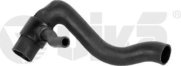 Патрубок радиатора (системы охлаждения) Vika (резина). Артикул 19839801