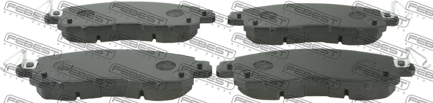 Тормозные колодки Febest. Артикул 0201-L33RF