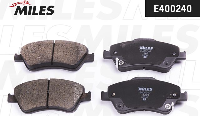 Тормозные колодки Miles (Low-Metallic). Артикул E400240