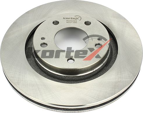 Диск тормозной MITSUBISHI/PSA OUTLANDER II/III/4007/C-CROSSER перед.вент.(d=294m (Kortex). Артикул KD0203