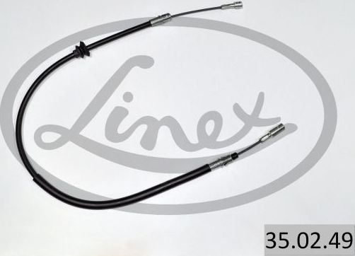 Трос ручника (тросик ручного тормоза) Linex. Артикул 35.02.49