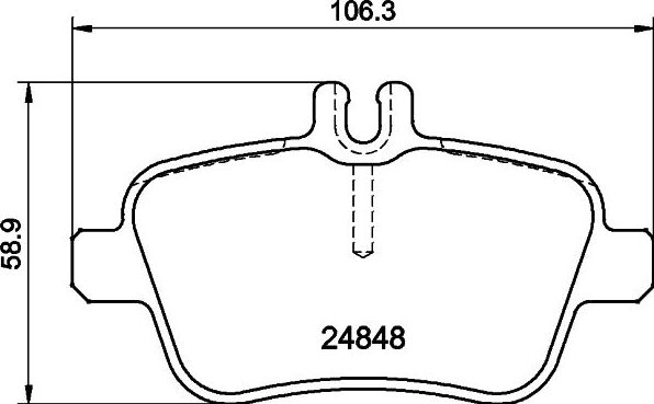 Тормозные колодки Nisshinbo. Артикул NP2063