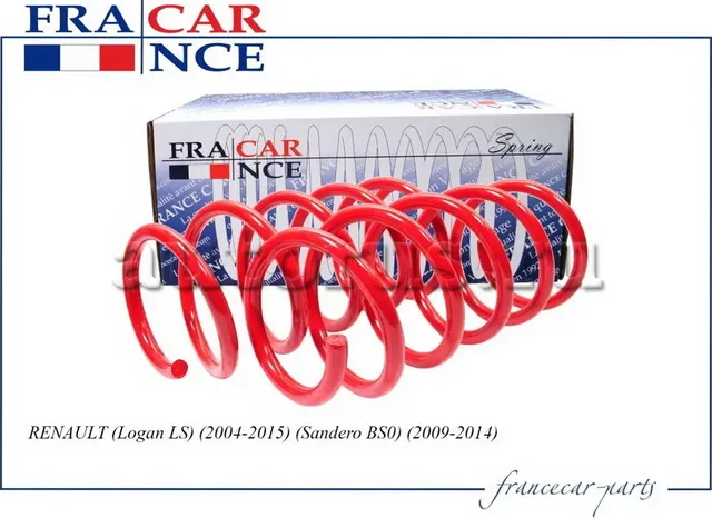 пружина перед renault logan francecar Francecar. Артикул FCR210220