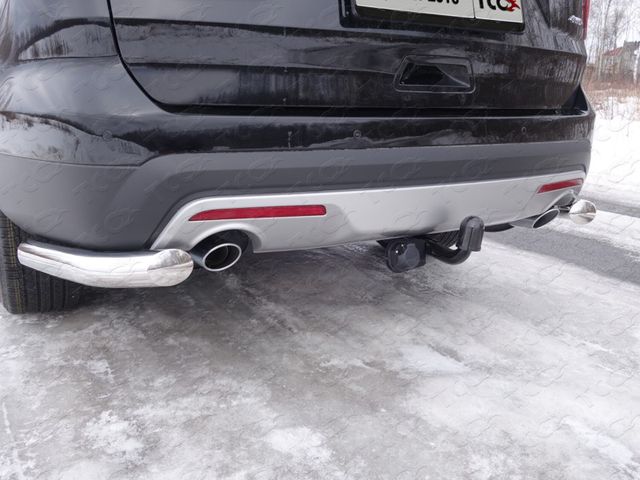 Фаркоп ТСС оцинкованный для Ford Explorer V 2016-2020. Артикул TCU00001