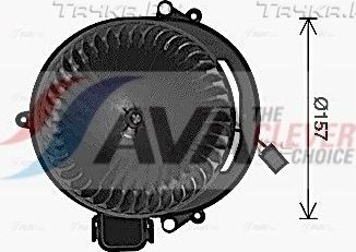 Вентилятор, мотор печки (отопителя) салона AVA для BMW 2 F22 2012-2026. Артикул BW8611