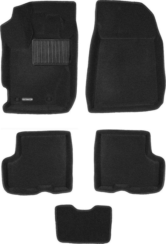 Коврики текстильные Euromat 3D Business для салона Renault Duster II 2021-2026. Артикул EMC3D-004212
