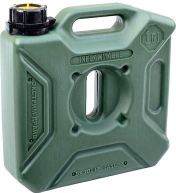 Канистра ТехноХим Экстрим Драйв 5 л (реальный объём 4,5 л) Хаки. Артикул kan-EXD-5L-HK