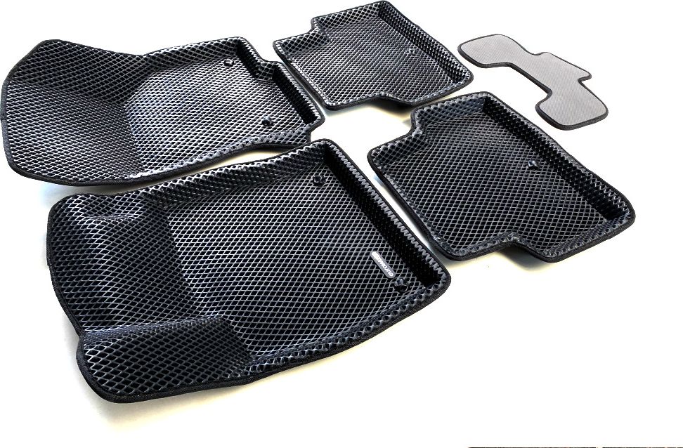 Коврики Euromat 3D EVA для салона Skoda Karoq 2019-2026. Артикул EM3DEVA-004501