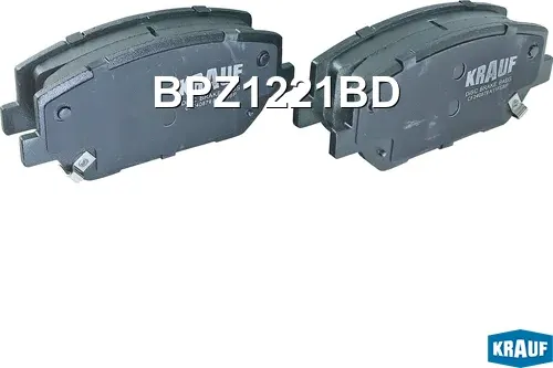 Колодки тормозные дисковые (Krauf). Артикул BPZ1221BD
