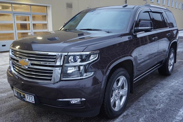 Дефлекторы Cobra Tuning для окон (c хром. молдингом) Chevrolet Tahoe Z71 2015-2020. Артикул C33115CR
