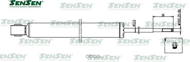 АМОРТИЗАТОР AUDI A3/GOLF V/SKODA OCTAVIA 03- ЗАД.ГАЗ. (Sensen). Артикул 32130212