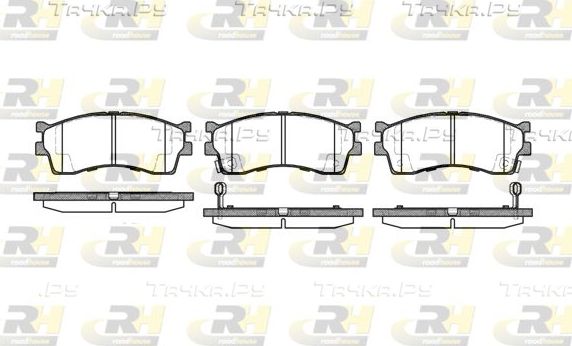 Тормозные колодки RoadHouse передние для Kia Clarus I 1996-2001. Артикул 2415.32