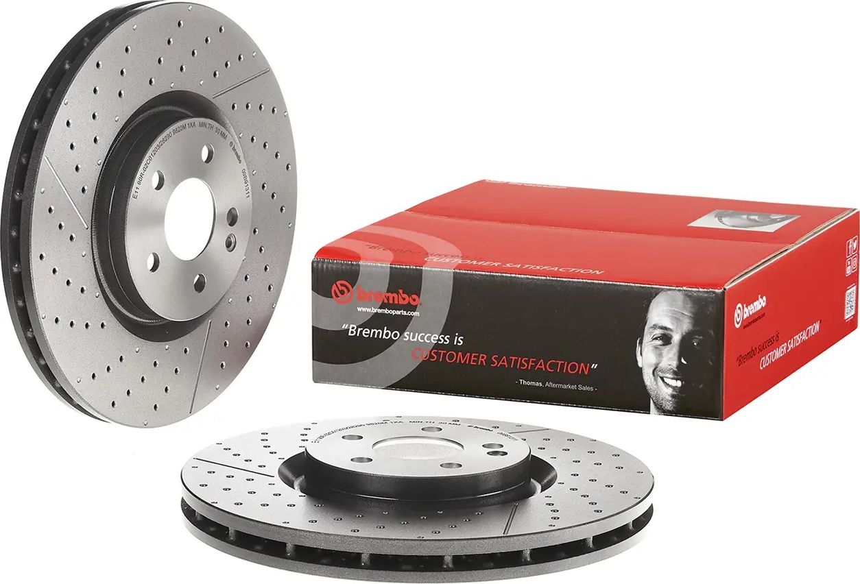 Тормозной диск Brembo PRIME LINE - UV Coated. Артикул 09.B913.11