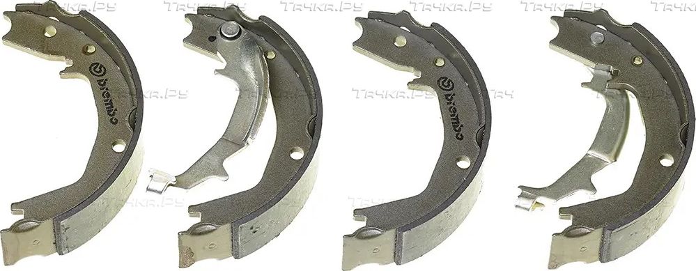 Тормозные колодки (стояночная тормозная система) Brembo ESSENTIAL LINE задние для Kia Carnival II 2006-2014. Артикул S 30 527