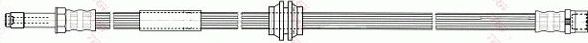 Тормозной шланг TRW. Артикул PHB555