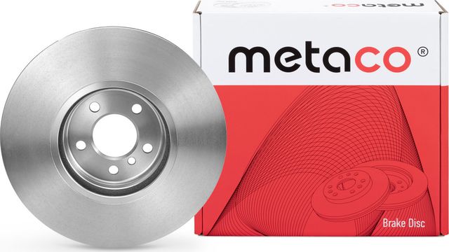 Диск тормозной передний вентилируемый (Metaco). Артикул 3050411